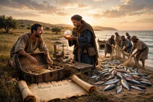 Parables golden hour coastal scene II