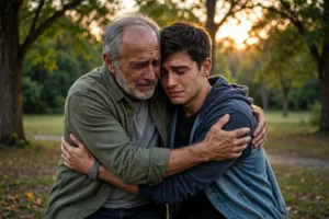 Golden hour embrace
